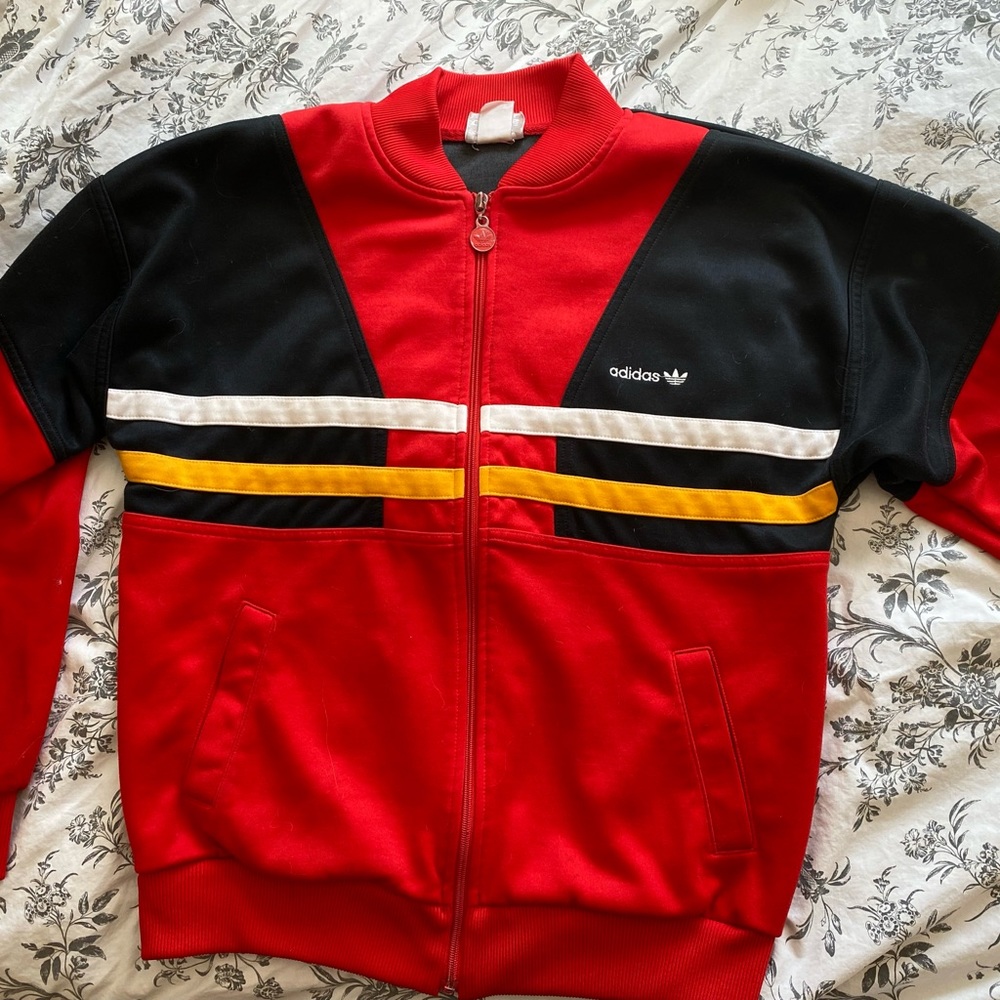 Adidas vintage 90s polyester track jacket men’s size medium